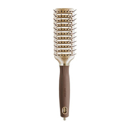 OLIVIA GARDEN Expert Style Vent Nylon Bristles Gold&brown szczotka do włosów