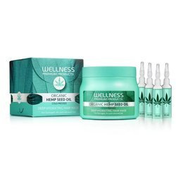 WELLNESS PREMIUM PRODUCTS Deep Hydrating maska głęboko nawilżająca do włosów 500ml + 4 ampułki 10ml GRATIS