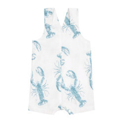 Spodenki z szelkami bambusowe Lobster Blue