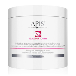 APIS Sekret Młodości Maska algowa wypełniająco-napinająca z czerwonokrzewem afrykańskim - Rooibos i kompleksem Linefill 200g