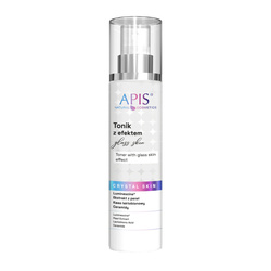 APIS CRYSTAL SKIN Tonik rozświetlający z efektem „glass skin” 150ml