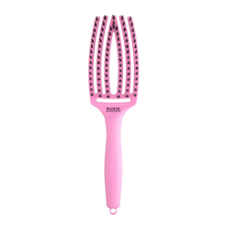 OLIVIA GARDEN FingerBrush Combo Medium Pink Tokyo do rozczesywania włosów Amazonki Róż po zdrowie