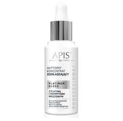 APIS Platinum Gloss - Aktywny koncentrat odmładzający z platyną i tripeptydem miedziowym 30ml