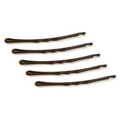 Wsuwki do włosów DŁUGIE - 100 szt. (brąz)