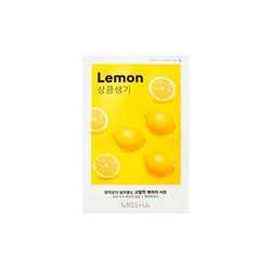 MISSHA Airy Fit Sheet Mask Lemon rozjaśniająca maseczka w płacie