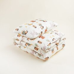 Pościel z wypełnieniem 140x200 cm- Puppy Picnic