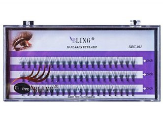 YF SZTUCZNE RZĘSY KĘPKI 9 MM C