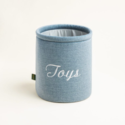 Kolekcja Timeless – Kosz na zabawki Mini Toys Niebieski