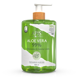 APIS Natural Aloe Vera żel aloesowy do twarzy i ciała 300ml