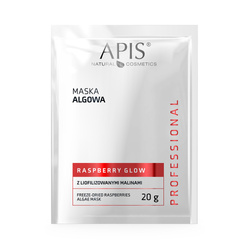 APIS Raspberry Glow maska algowa z liofilizowanymi malinami 20g