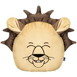 Poduszka lew 45x45 - piaskowy zwierzak