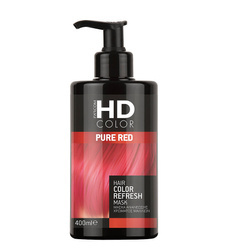 HD Hair Color Refresh maska koloryzująca - Pure Red 400ml