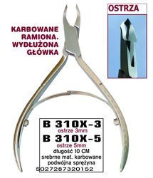 CĄŻKI KARBOWANE 3MM MAT.10CM B310X-3