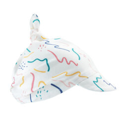 Chustka z daszkiem bambusowa ecru Zig-Zag