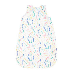 Śpiworek do spania bambusowy 0-6 miesięcy ecru Zig-Zag