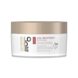 SCHWARZKOPF BlondMe All Blondes Rich Mask intensywnie odżywcza maska 200ml