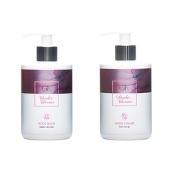 GK Wonder Woman zestaw do pielęgnacji ciała (balsam do ciała + krem do rąk) 2x300ml