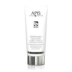 APIS Detox maska żelowa detoksykująca z węglem z bambusa i jonizowanym srebrem 200ml