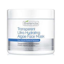 BIELENDA transparentna ultra nawilżająca maska algowa do twarzy 190g