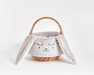 Koszyk Wielkanocny Zając- w kolorze Szarym od Kidspace