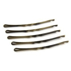 Wsuwki do włosów KRÓTKIE - 100 szt. (złoto i czerń)