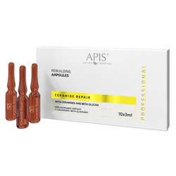 APIS CERAMIDE REPAIR Odbudowujące ampułki z ceramidami i beta glukanem 10x3ml