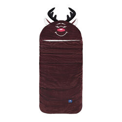 Śpiworek Sleepover Small (130×65cm) - Świąteczny Renifer