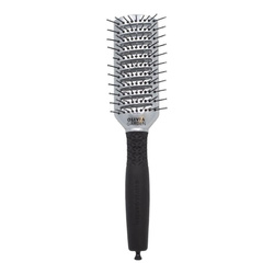 OLIVIA GARDEN Essentiale Style Tunnel Nylon Bristles Silver szczotka do włosów