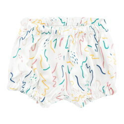 Bloomersy dla chłopca i dziewczynki bambusowe ecru Zig-Zag
